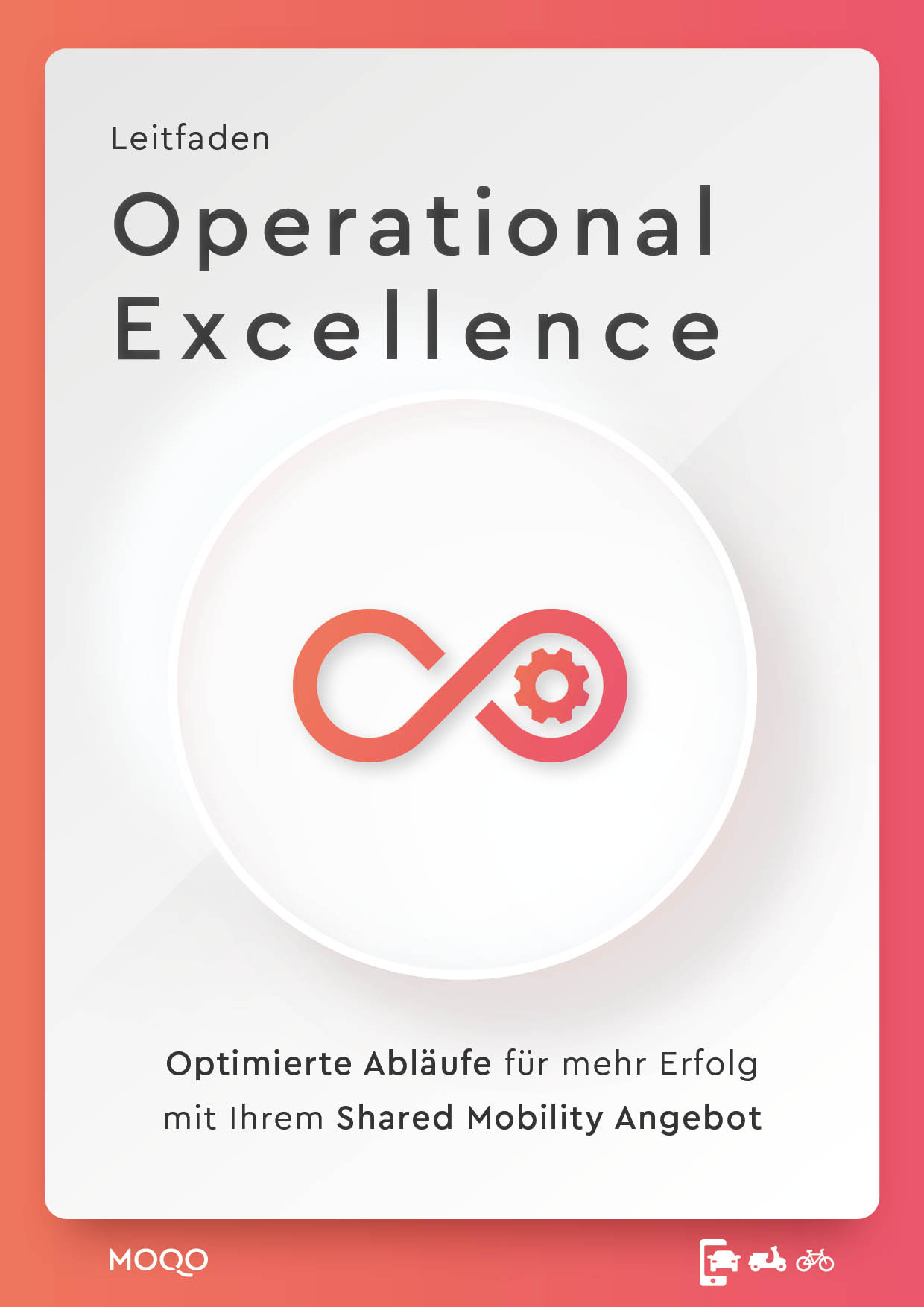 booking screen from the MOQO App