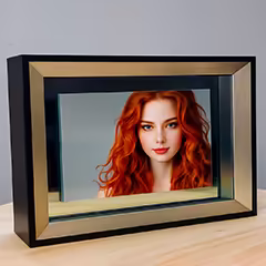 Portarretratos con fondo de espejo para fotos 10x15