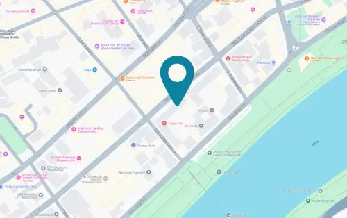 Fintiba office in Frankfurt map