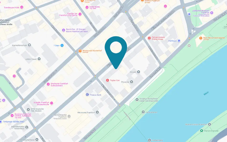 法兰克福 Fintiba 办事处地图