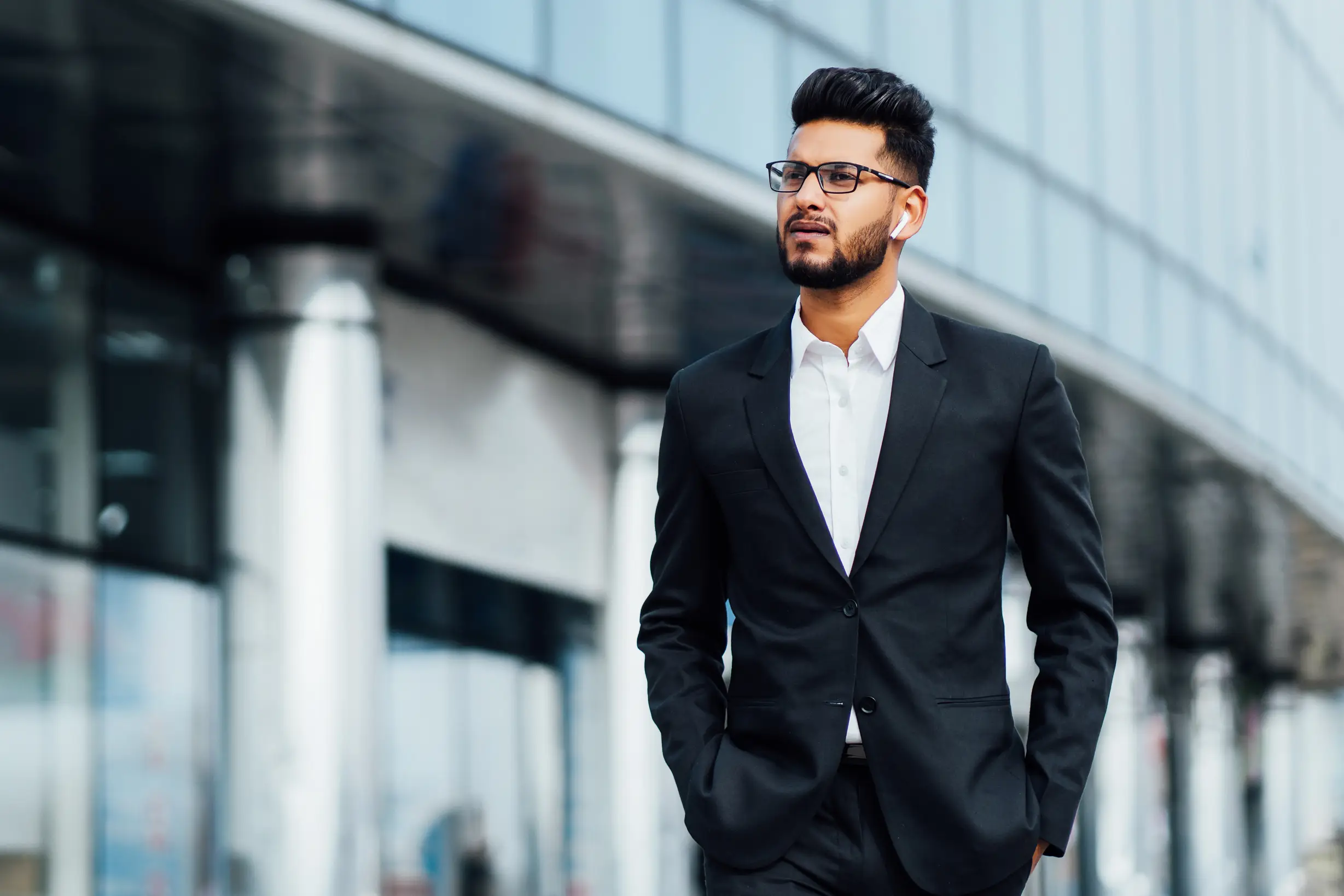 Indian man wearing business attire