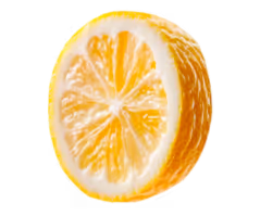 Bright lemon wheel icon emphasizing zesty citrus flavor of Mimosa Perico Energy Drink across homepage visuals.