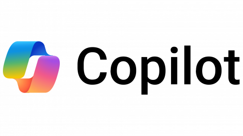 Copilot company logo with a colorful ribbon-like shape next to the text.