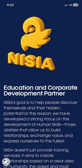 A section of the Wisepath website shown in a mobile phone screenshot. 