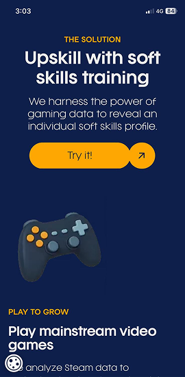 A section of the Wisepath website shown in a mobile phone screenshot. 