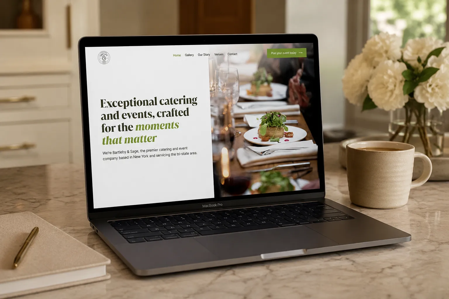 Olapay's website shown on a mobile phone and a laptop