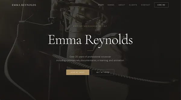 The homepage of Shelf and Screen