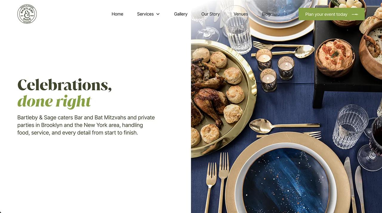 The Mitzvas page of the Bartleby & Sage website. 