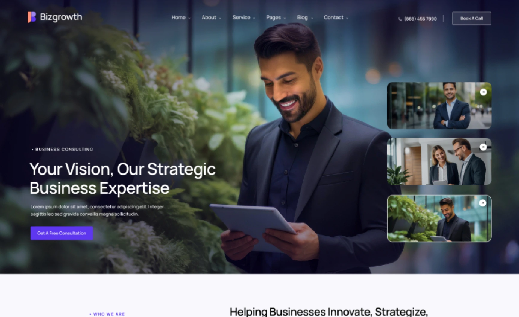 Landng Banner