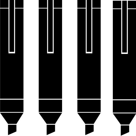 Simple black icon of a wallet with folded bills inside.