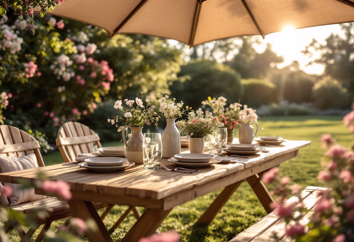 image of outdoor furnishing (for a home goods store)