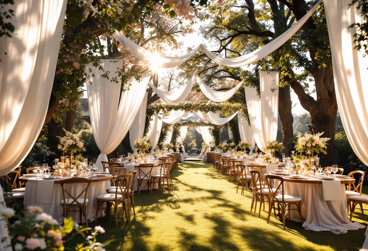 image of a wedding event setup