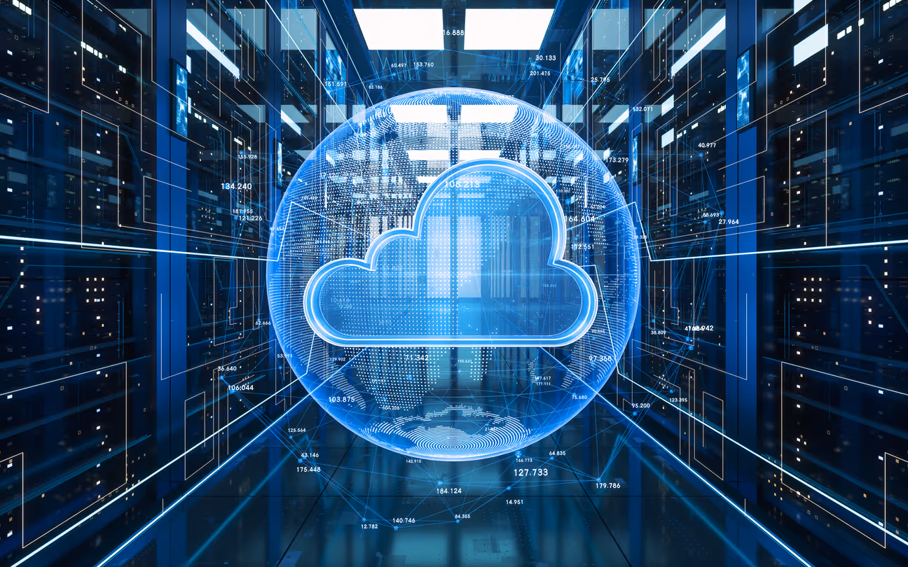image of different data exporters importing their data into the cloud