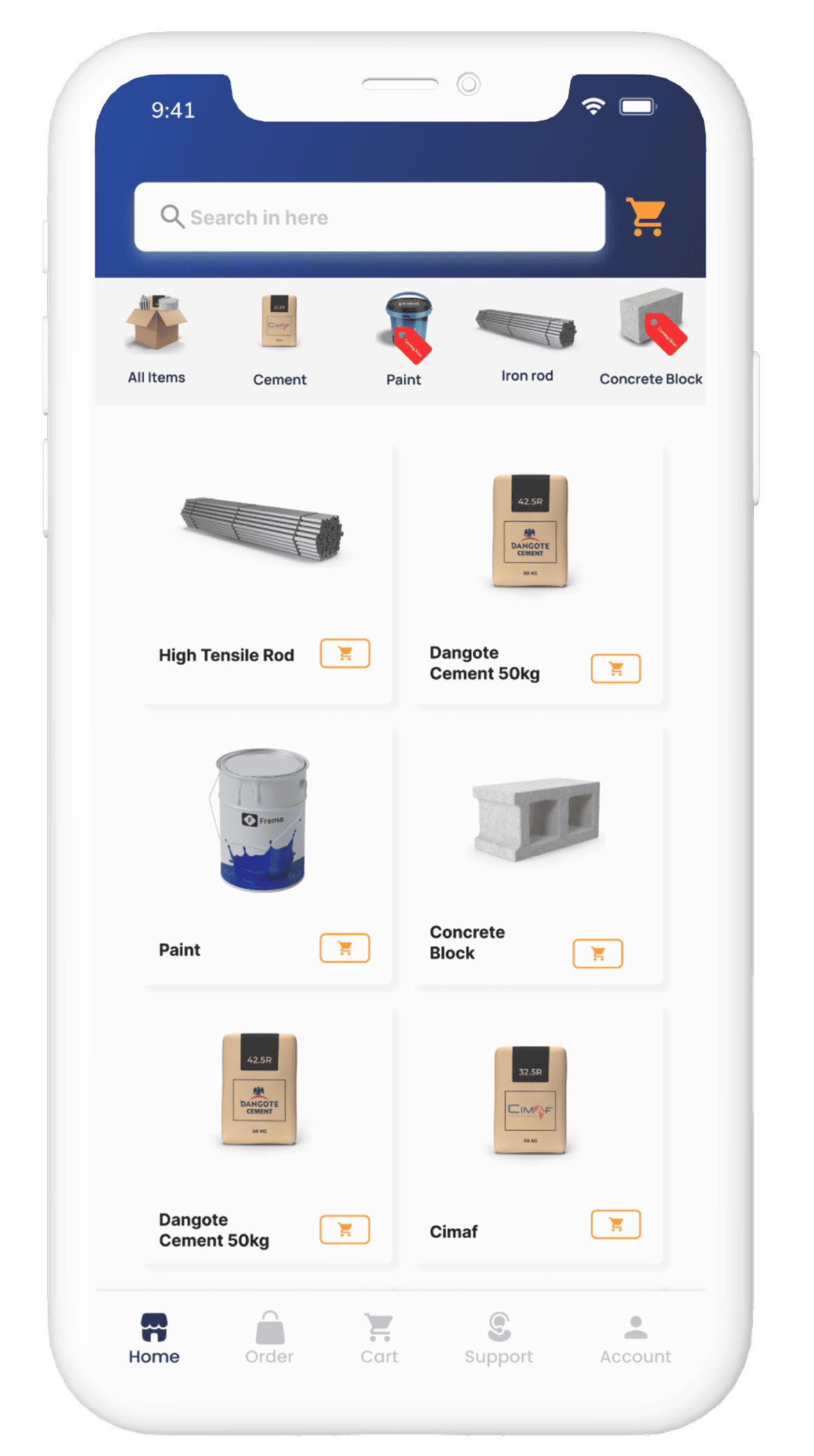 a picture of the product page of the frema app