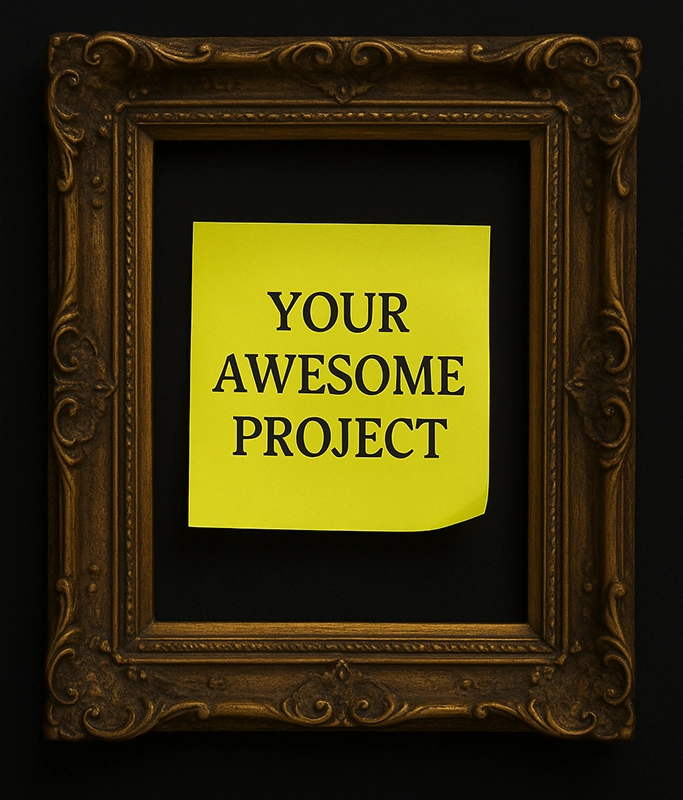 Space reserved for next awesome project