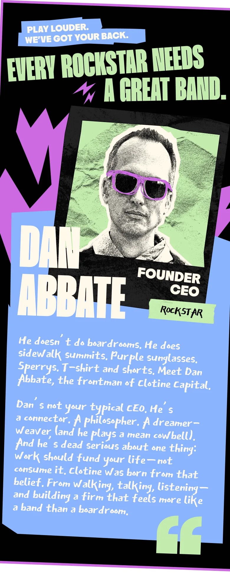 Dan Abbate's Description