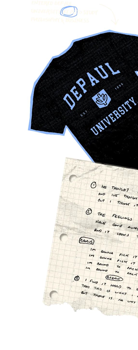 Entered DePaul University at 15 to study philosophy & business