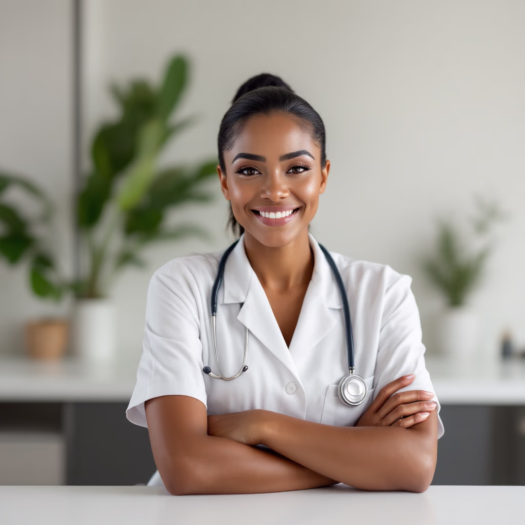 image series showcasing ai technology in healthcare [headshot]