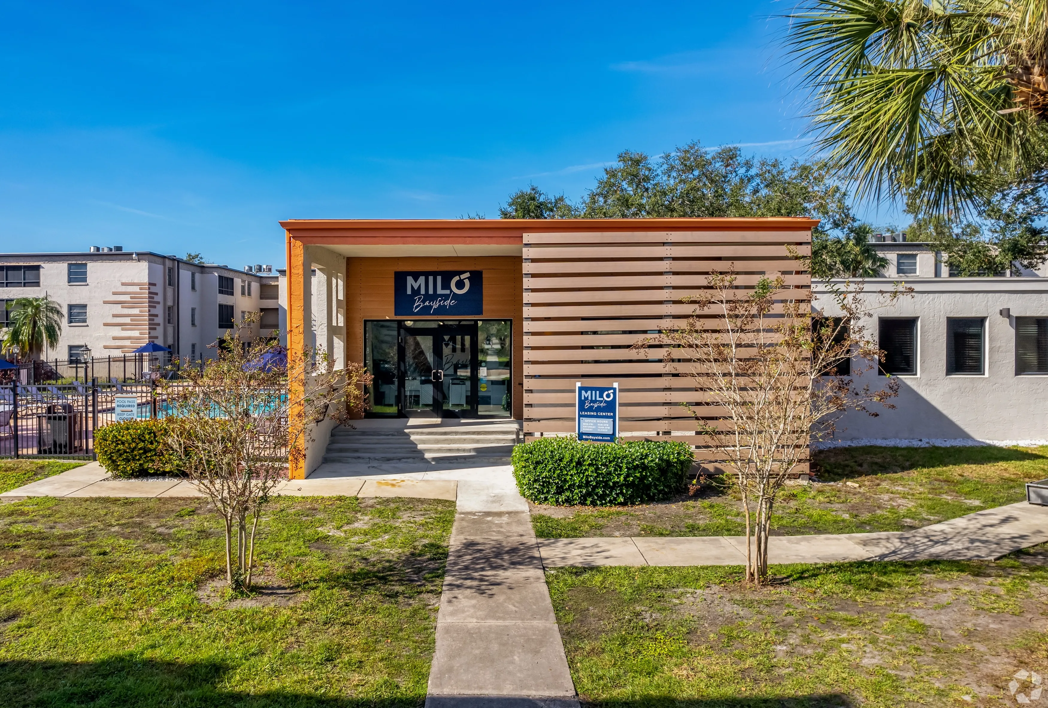 Leasing office exterior