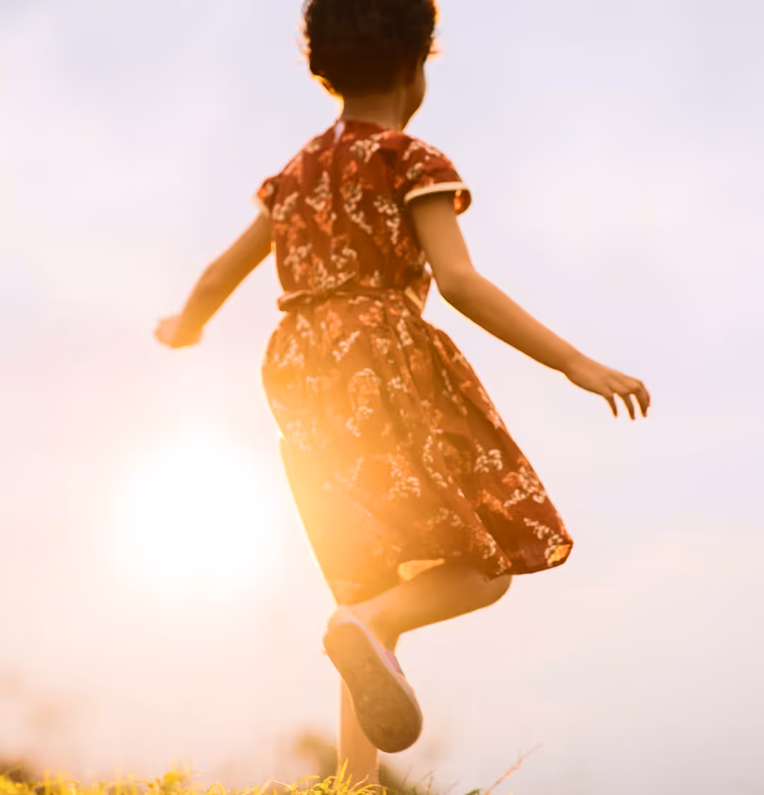 child in the sun