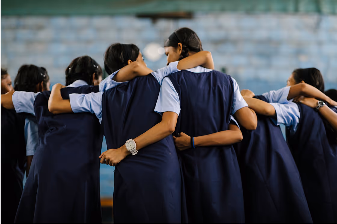 Class of school girls