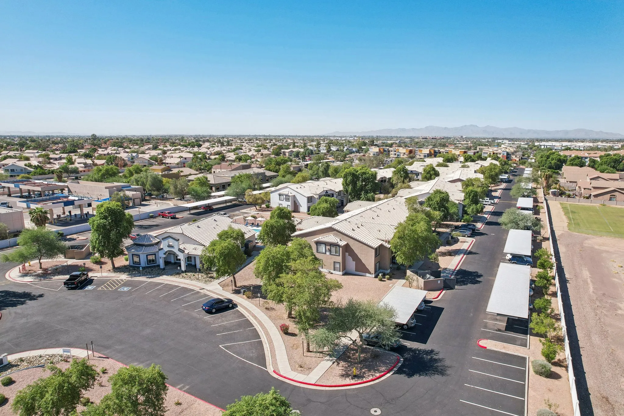 aerial view exterior
