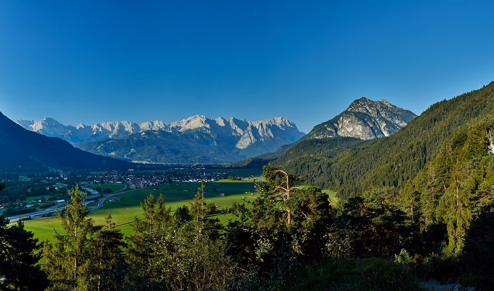 Panorama Werdenfelser Berge