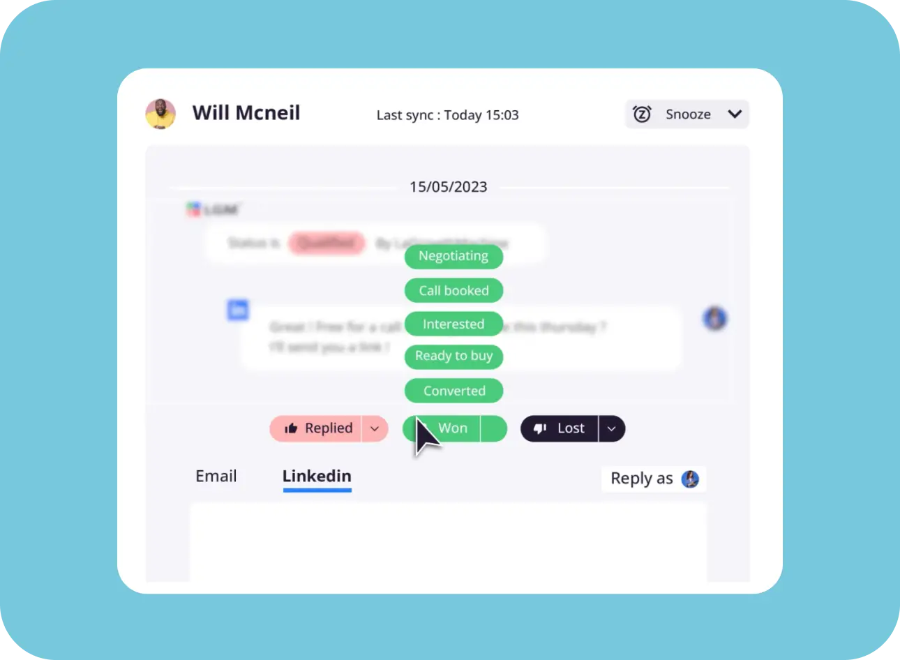 Qualify your leads through your inbox
