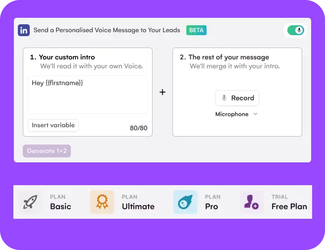 Exclusive features (AI, Voice...)