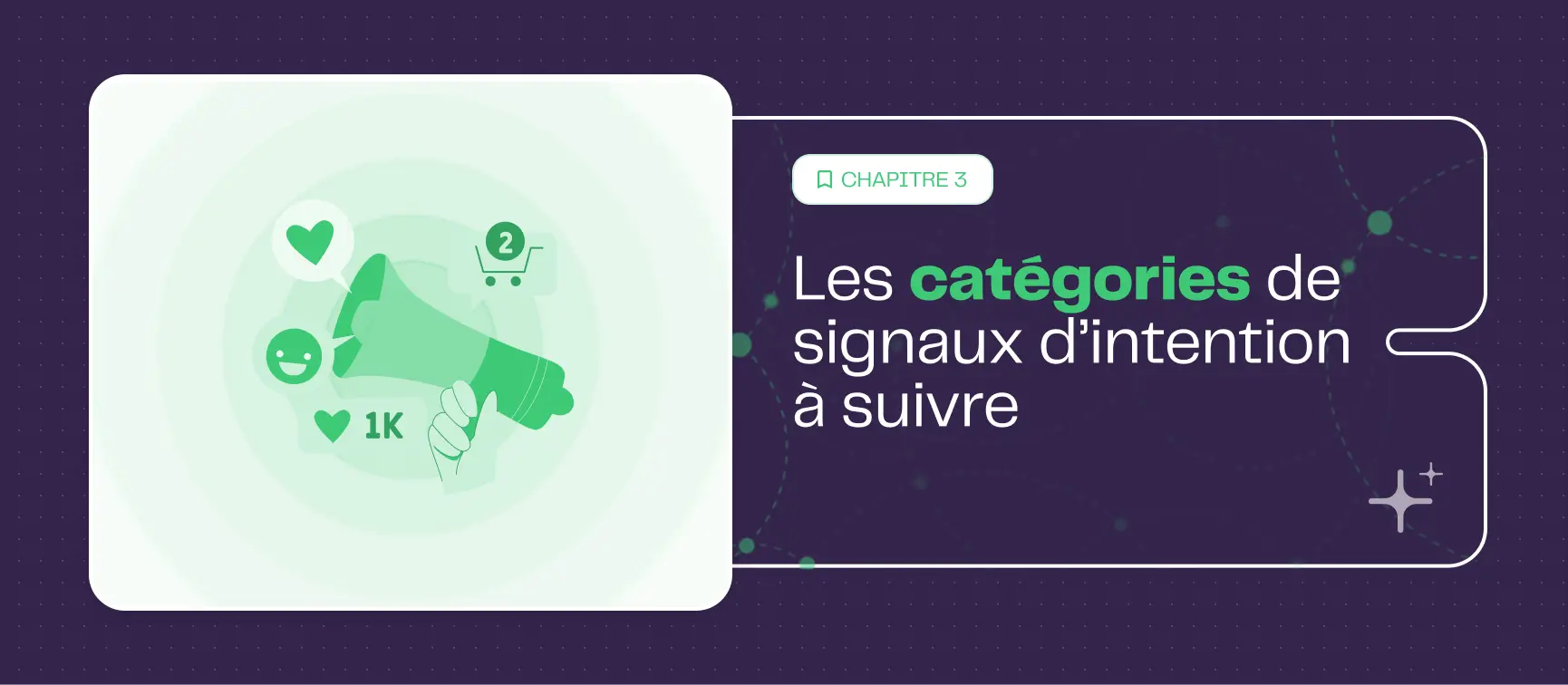 Les différentes familles de signaux d'intention