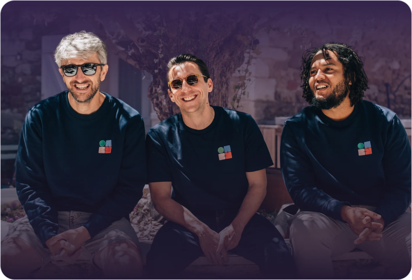 Brice, Adrien et Boris, l'équipe fondatrice de La Growth Machine