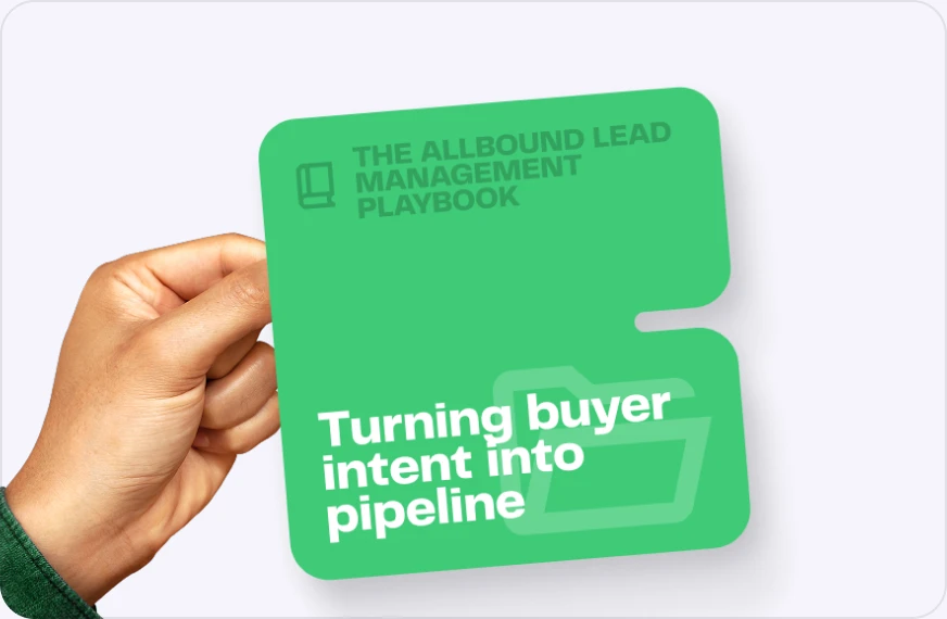 The Allbound lead management playbook