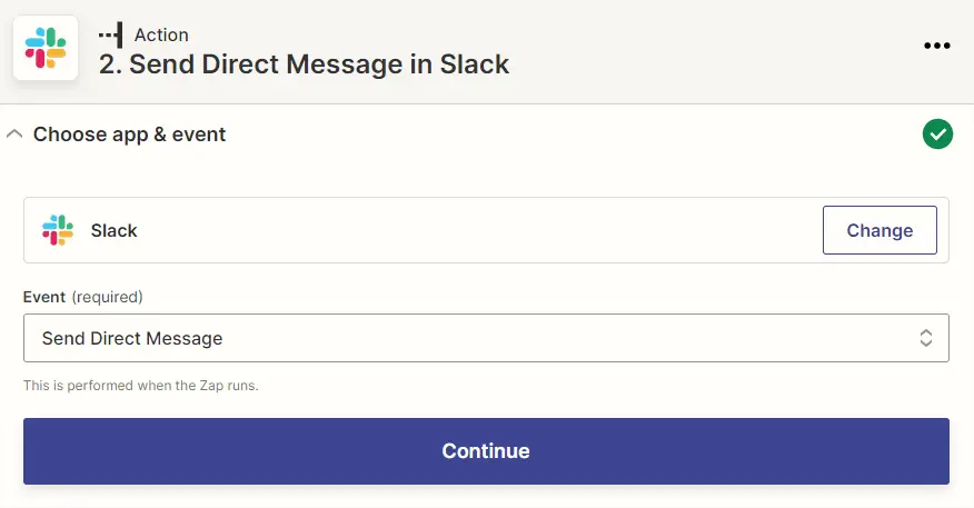 Cas d'utilisation Zapier slack 3
