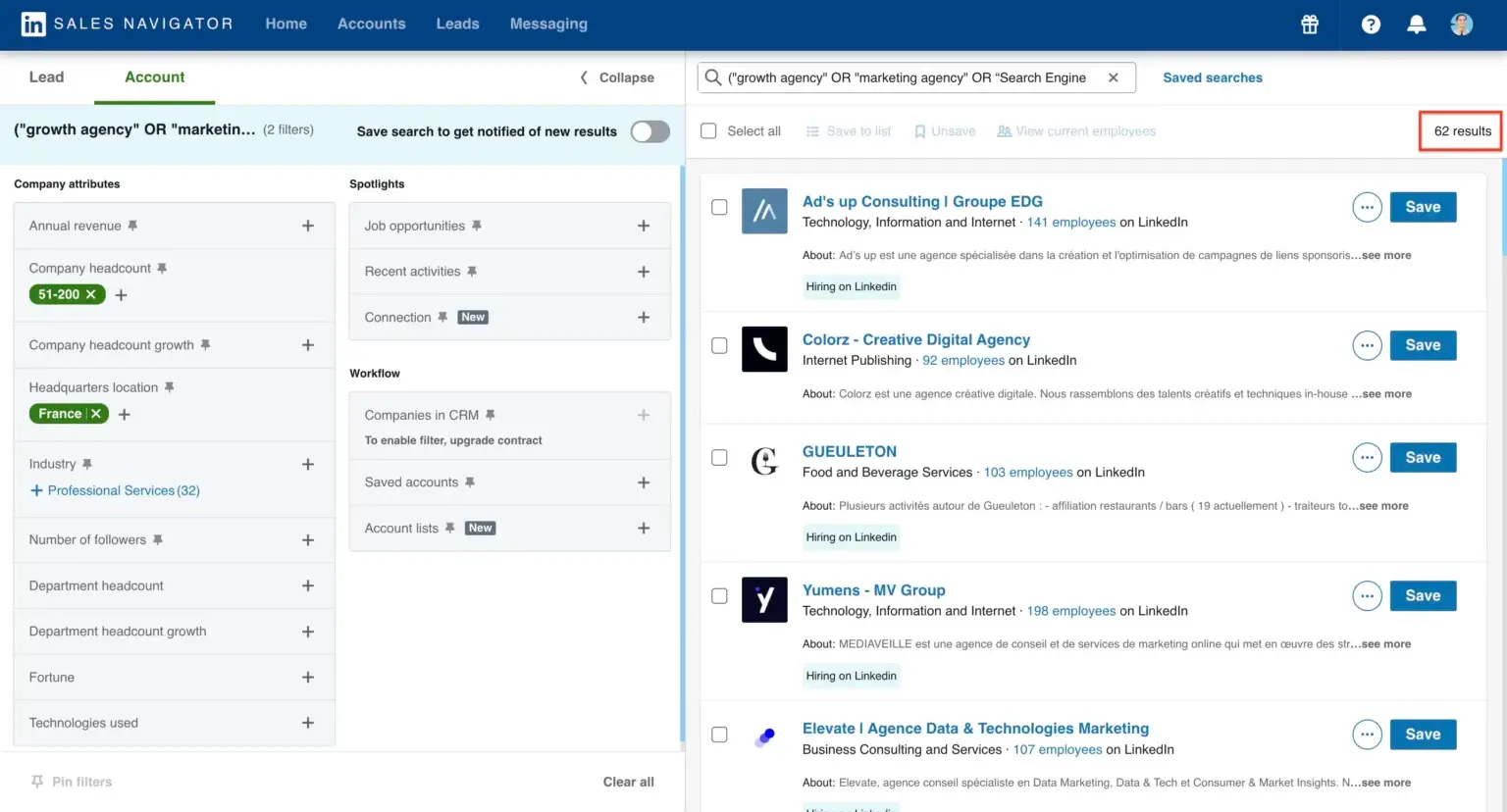 boolean abm sales nav5