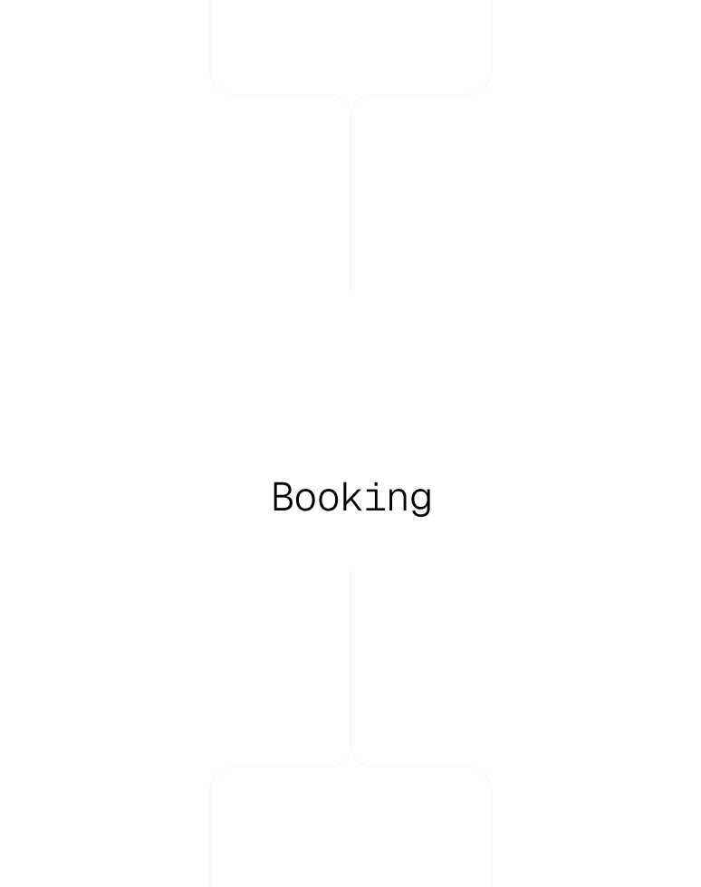 Fleete API marketing graphic showing 'API' with coding brackets connected to 'Booking' module, with text 'Harness the power of the Fleete EVO bookings API in your own tools' on a purple-to-red gradient background with network connection lines.