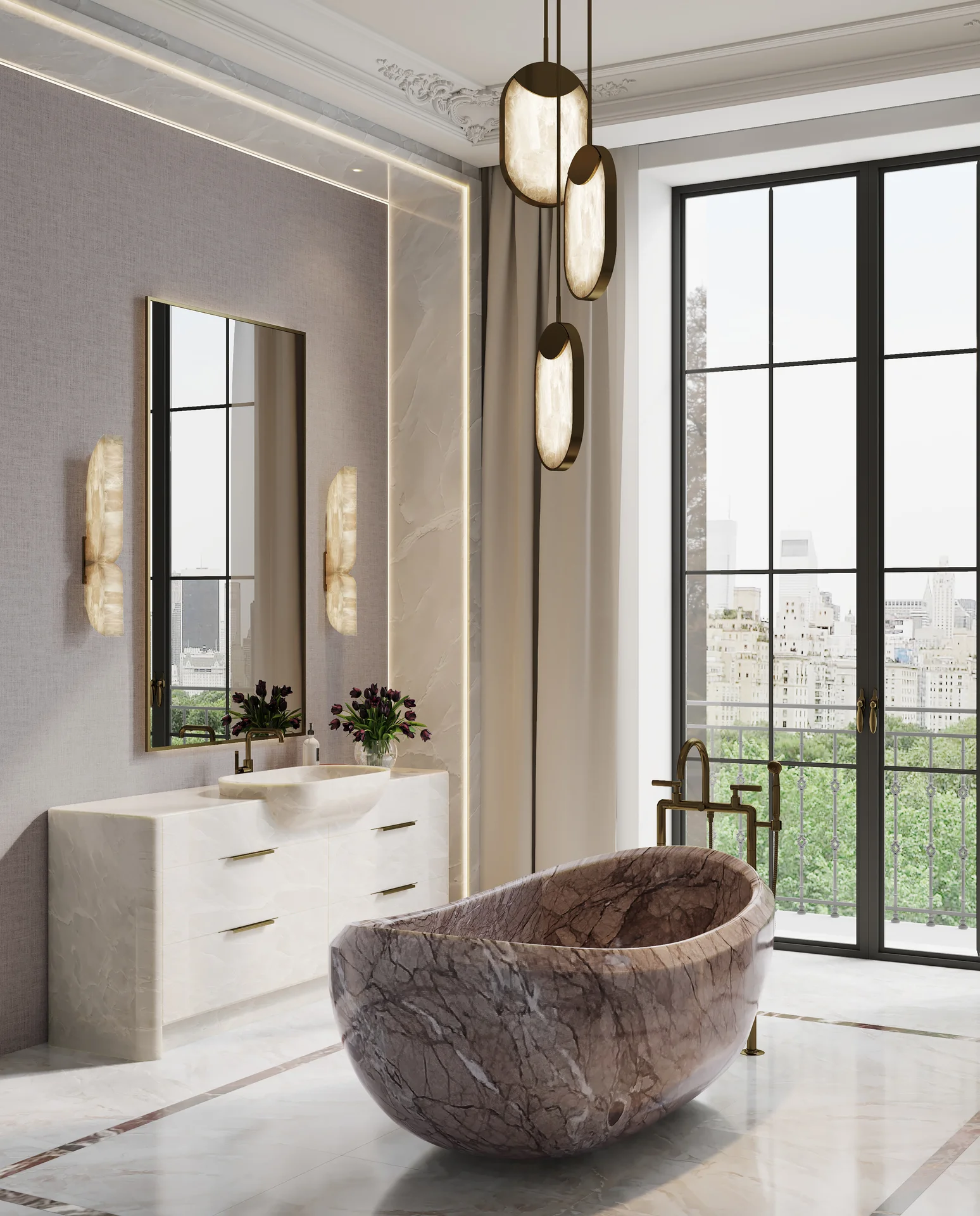 Serenita Bathtub in a room
