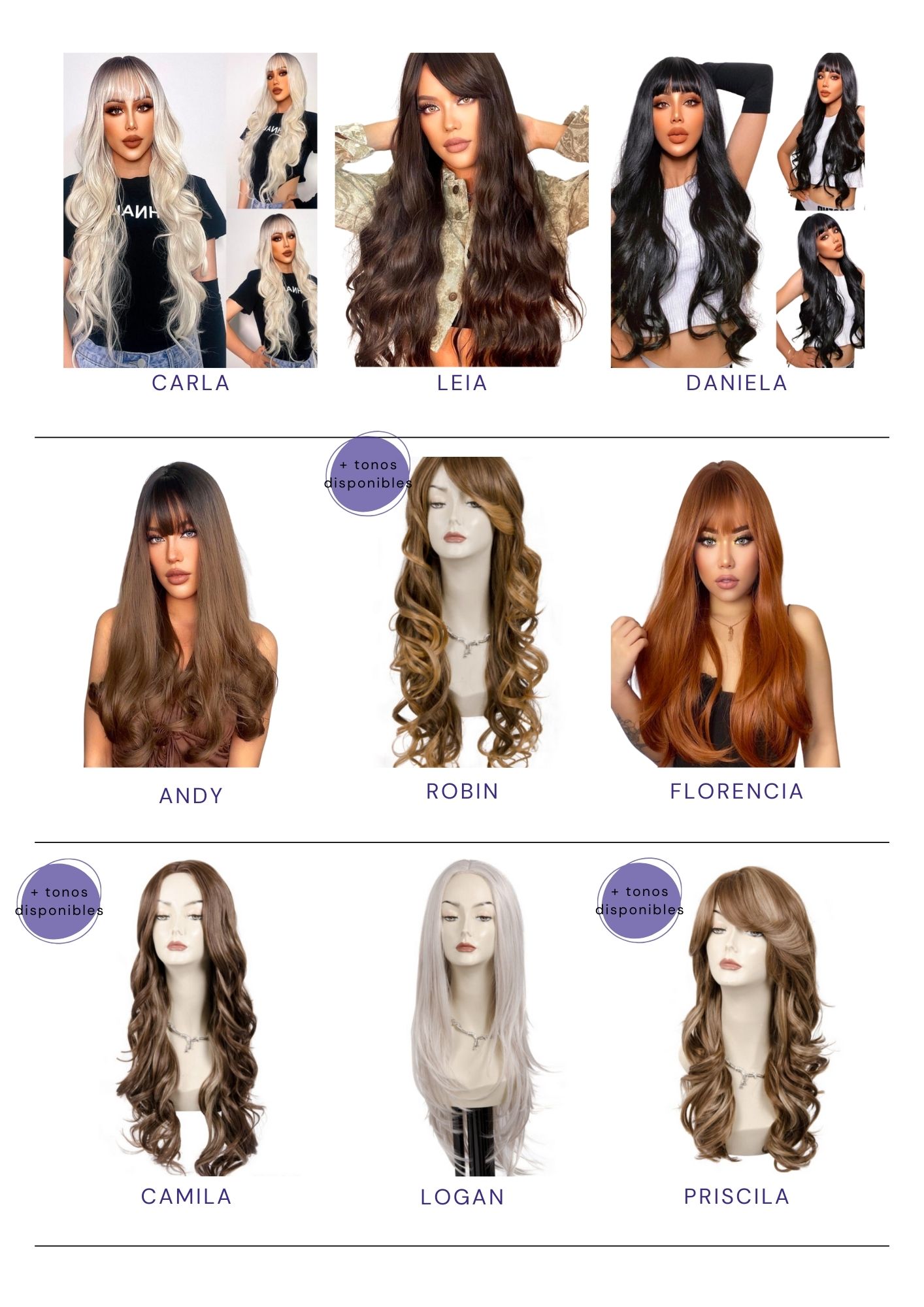 Catálogo de Pelucas Enzo Hair Society