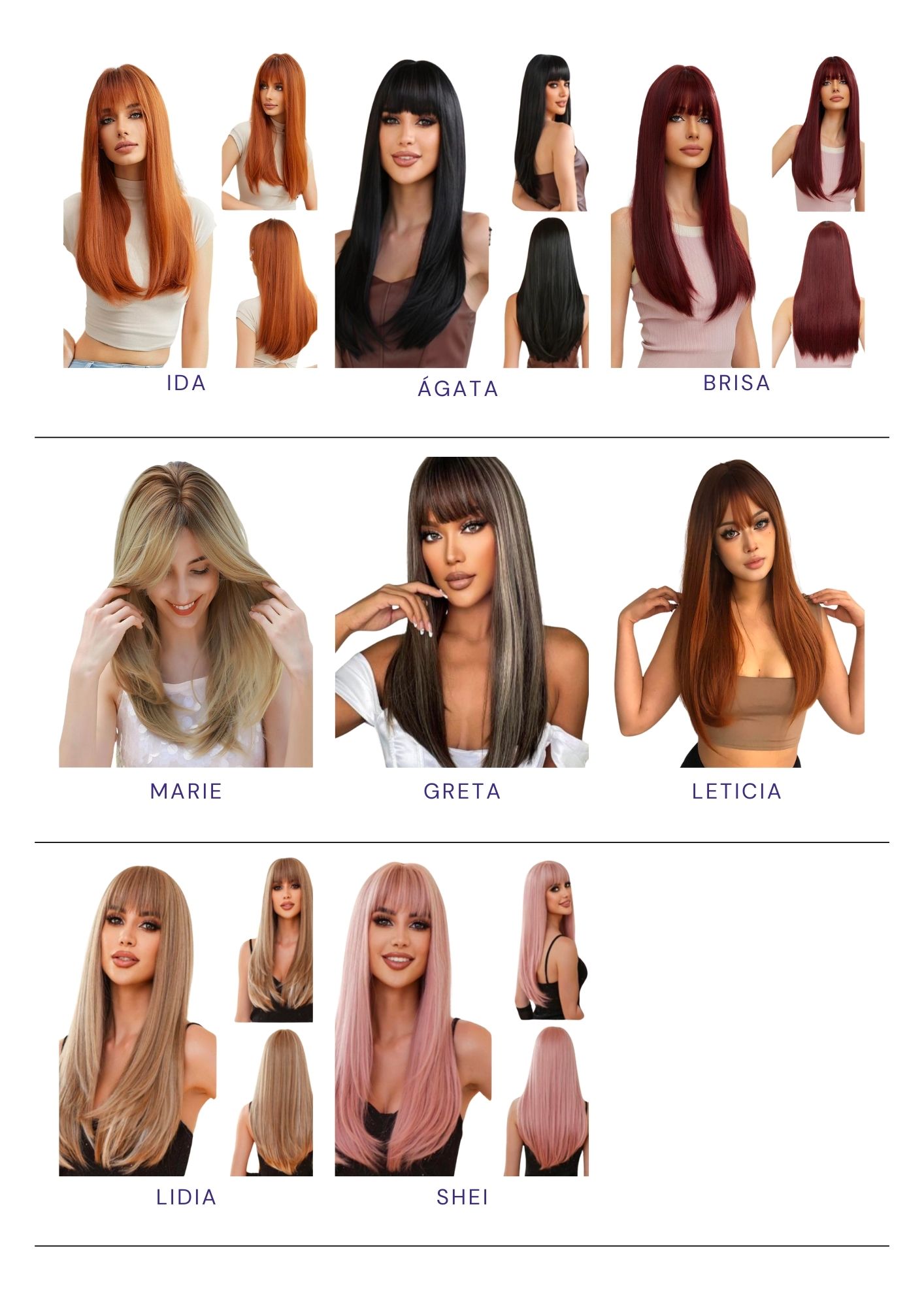 Catálogo de Pelucas Enzo Hair Society