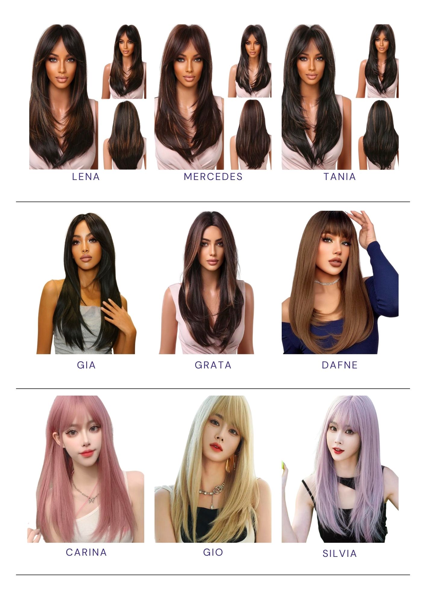 Catálogo de Pelucas Enzo Hair Society