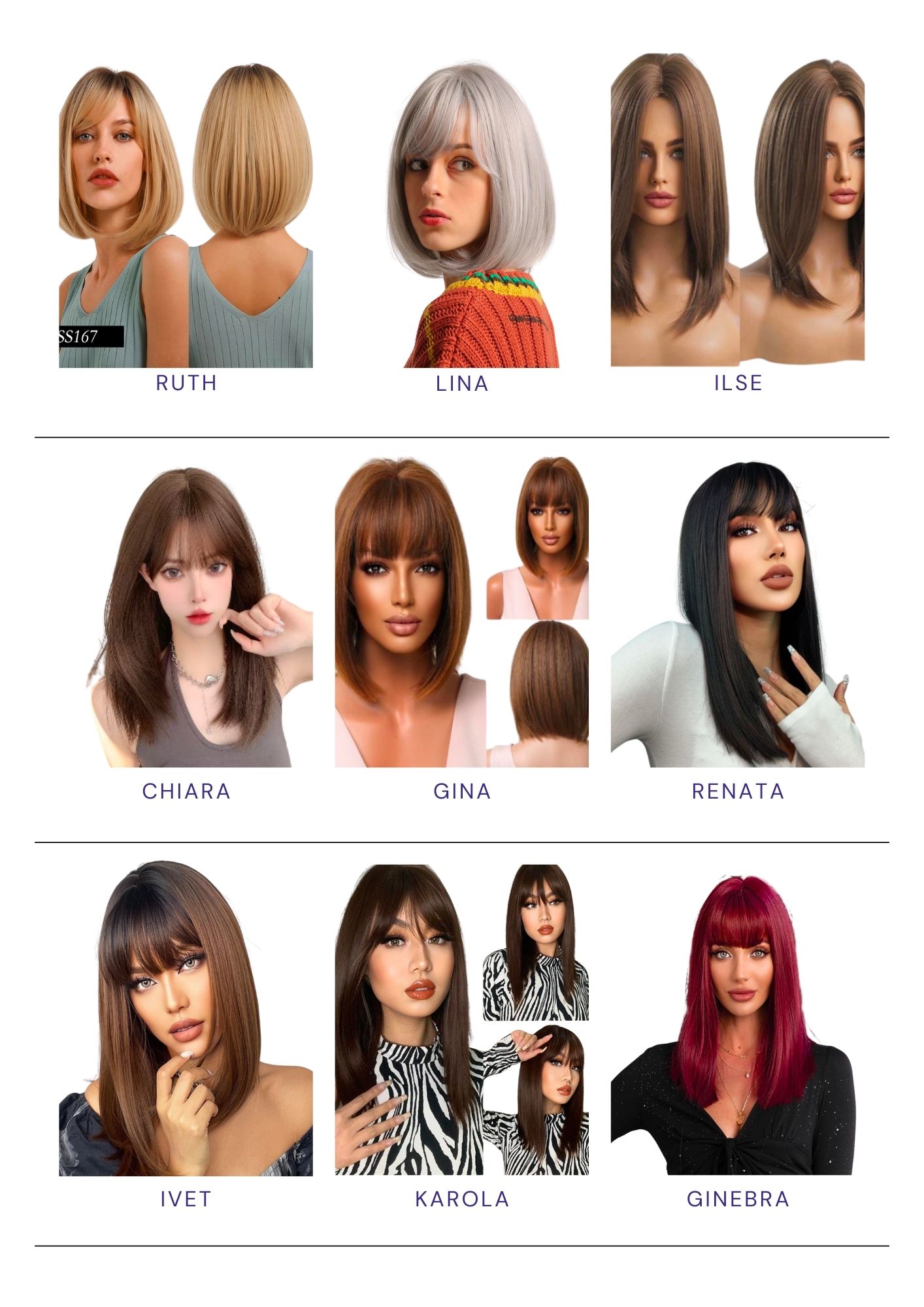Catálogo de Pelucas Enzo Hair Society
