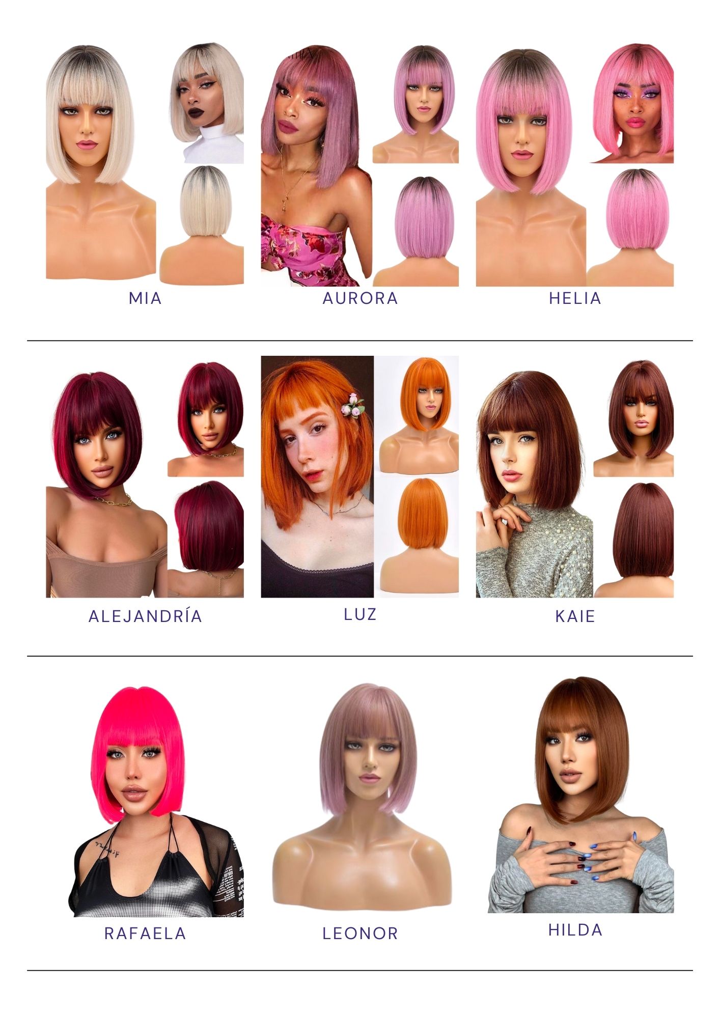 Catálogo de Pelucas Enzo Hair Society