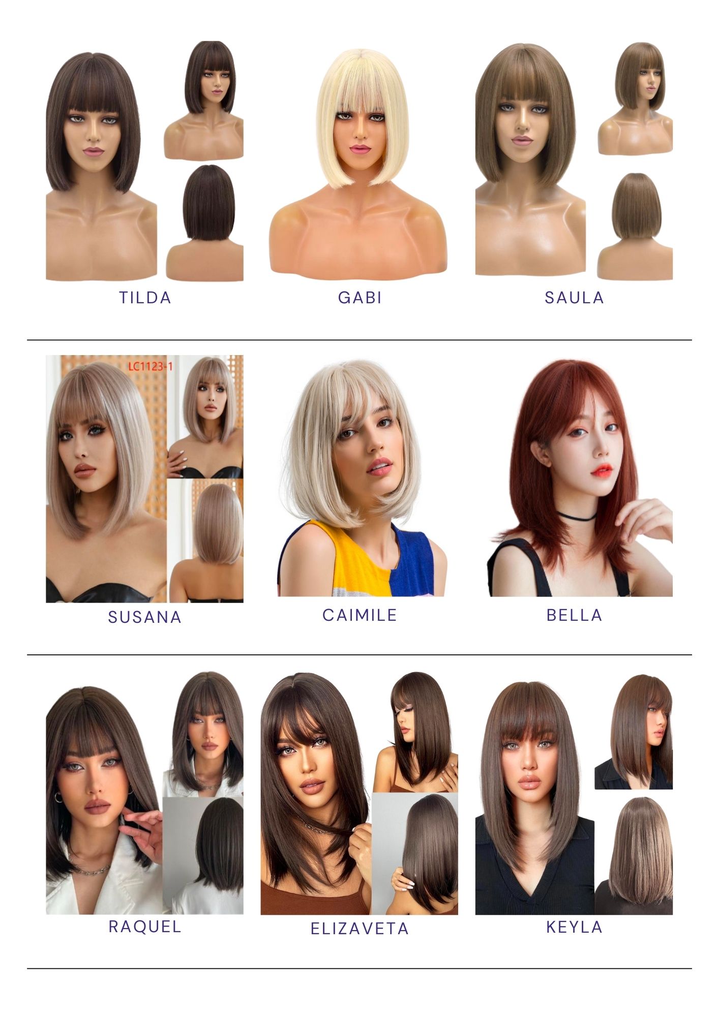 Catálogo de Pelucas Enzo Hair Society