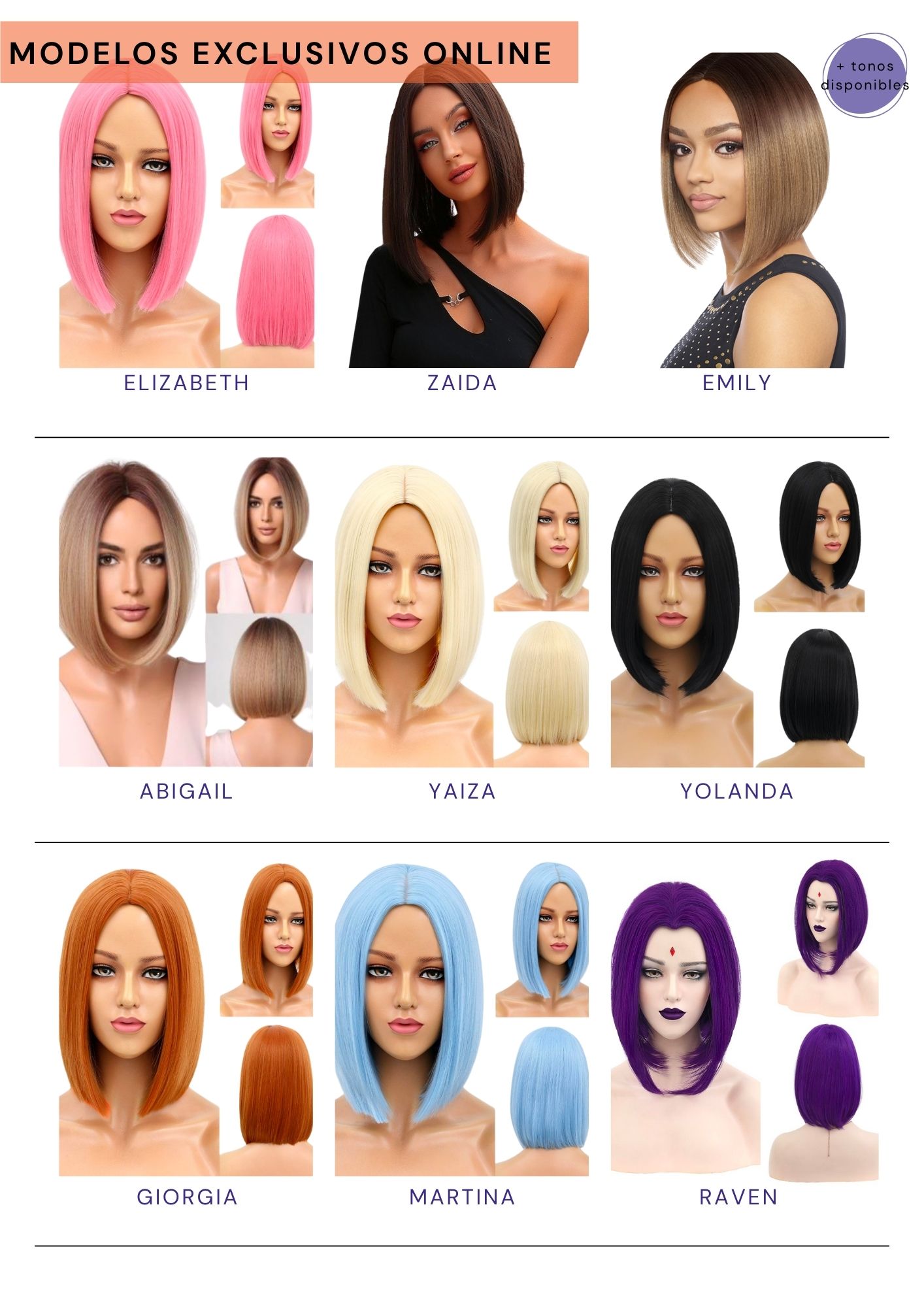 Catálogo de Pelucas Enzo Hair Society