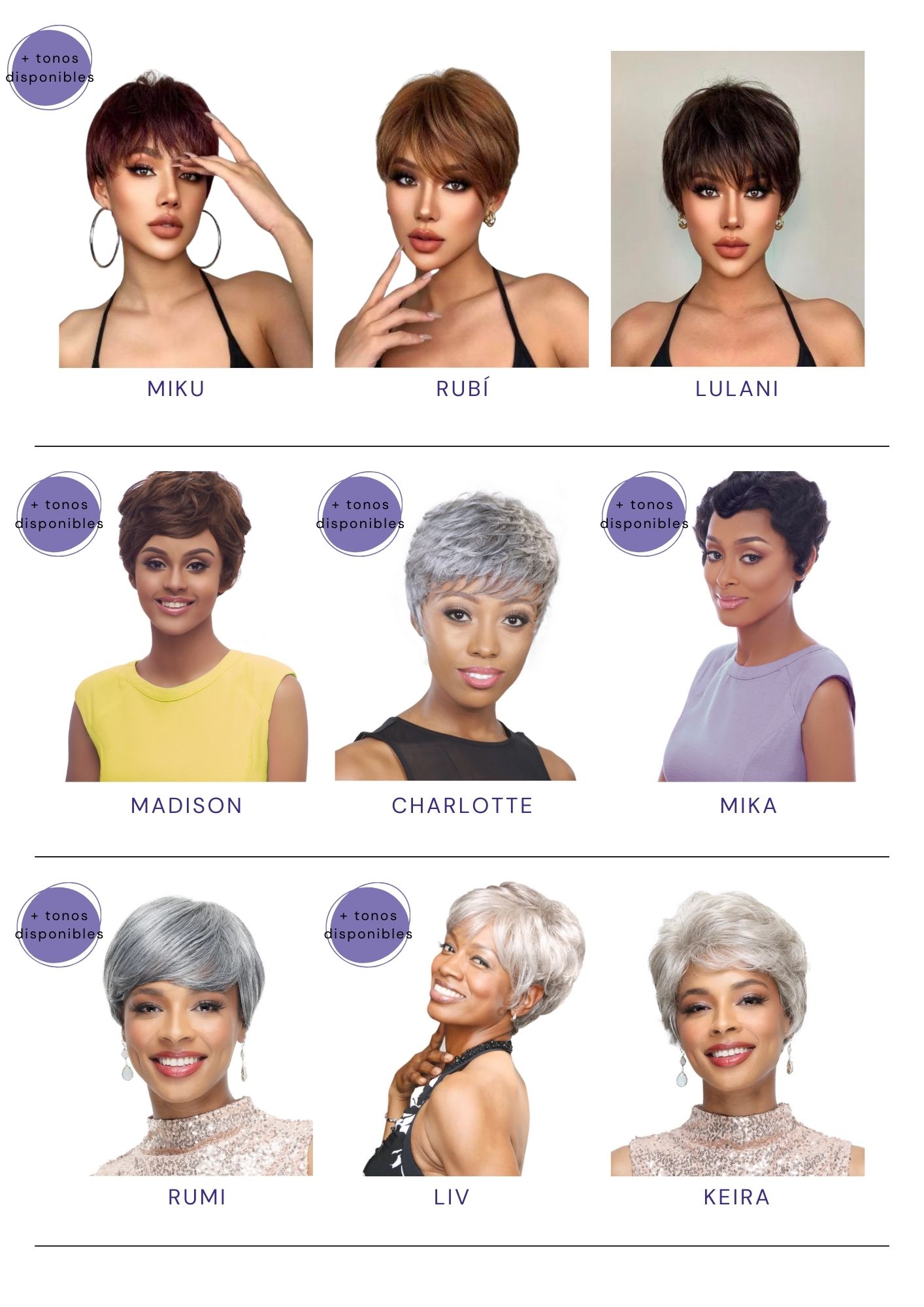 Catálogo de Pelucas Enzo Hair Society