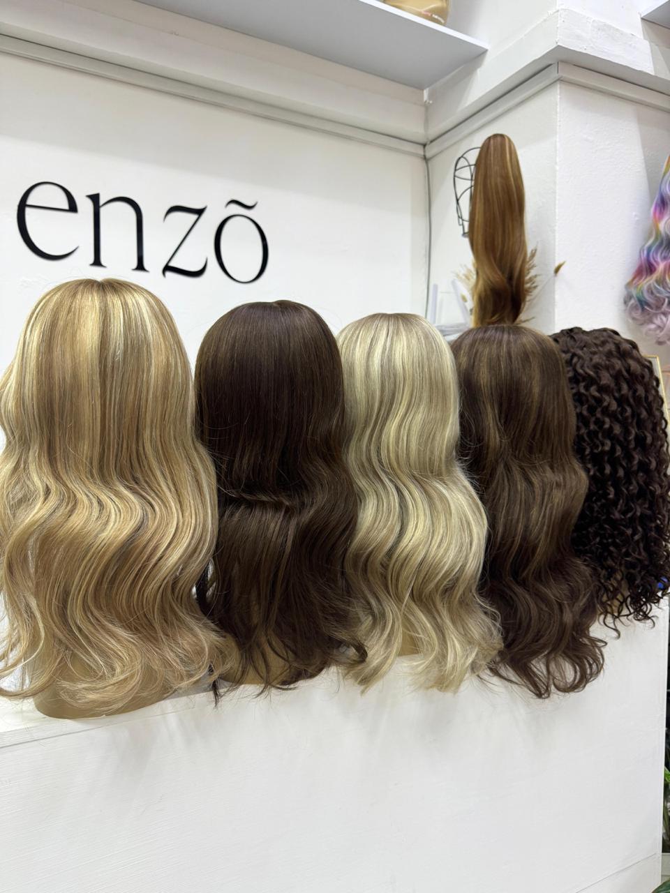 Pelucas de 100% cabello humano