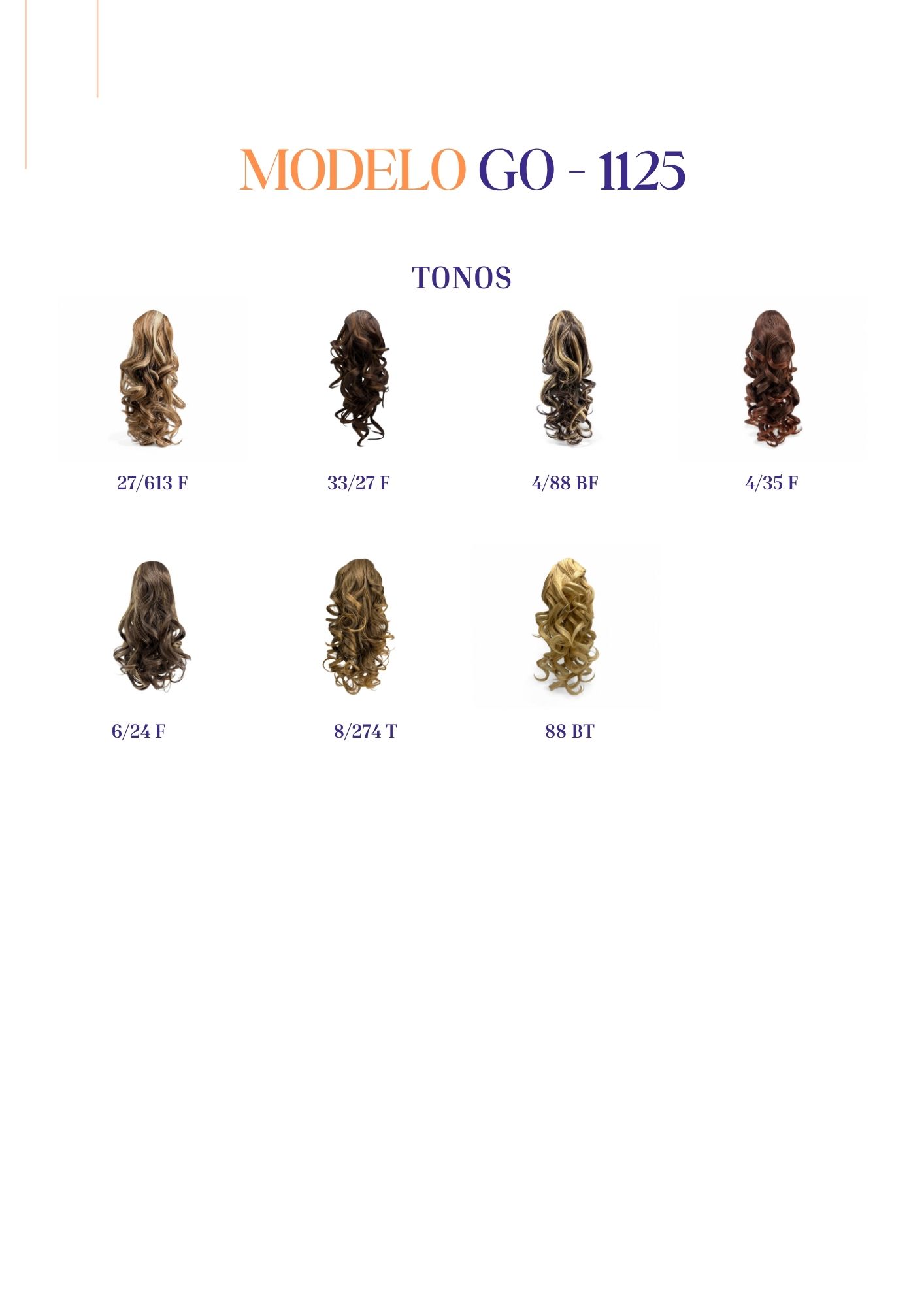 Catálogo de Pelucas Enzo Hair Society