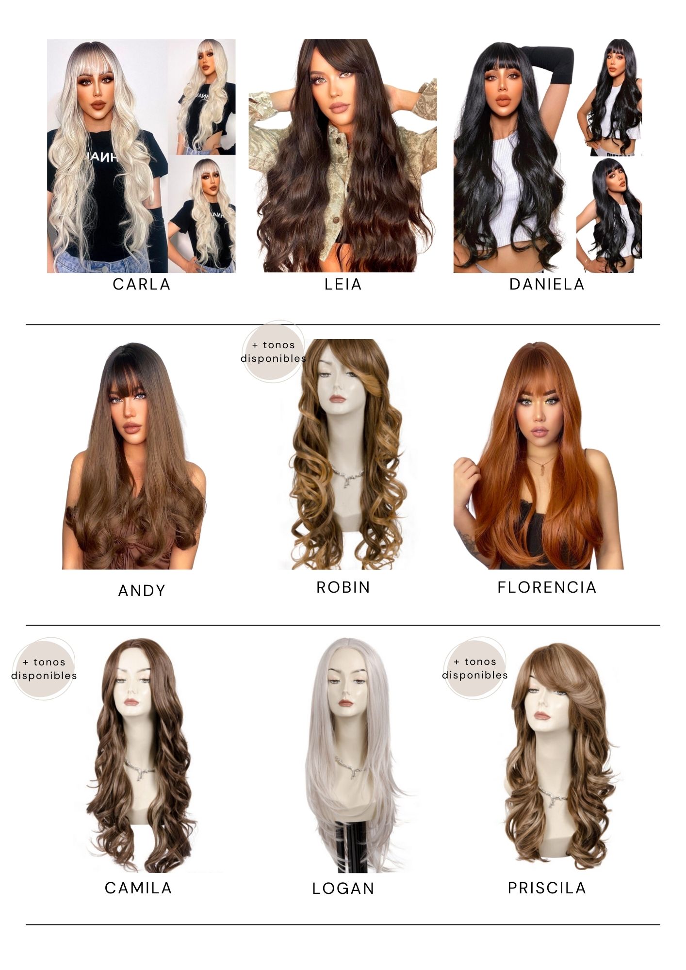 Catálogo de Pelucas Enzo Hair Society