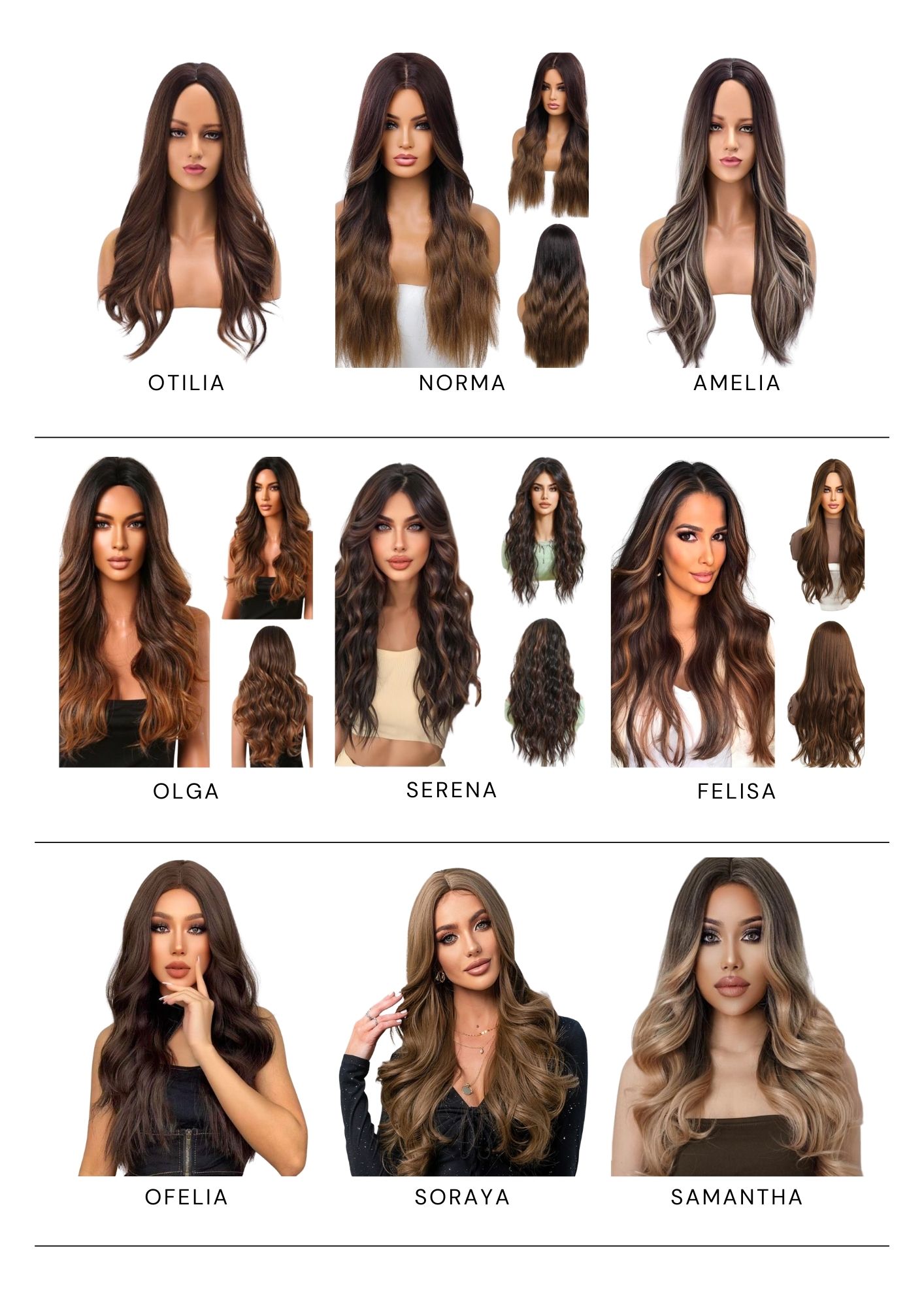 Catálogo de Pelucas Enzo Hair Society