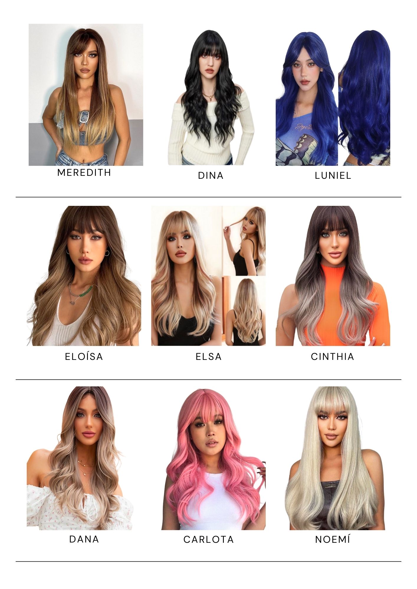 Catálogo de Pelucas Enzo Hair Society