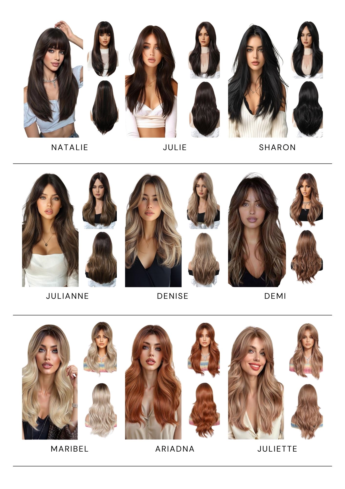 Catálogo de Pelucas Enzo Hair Society